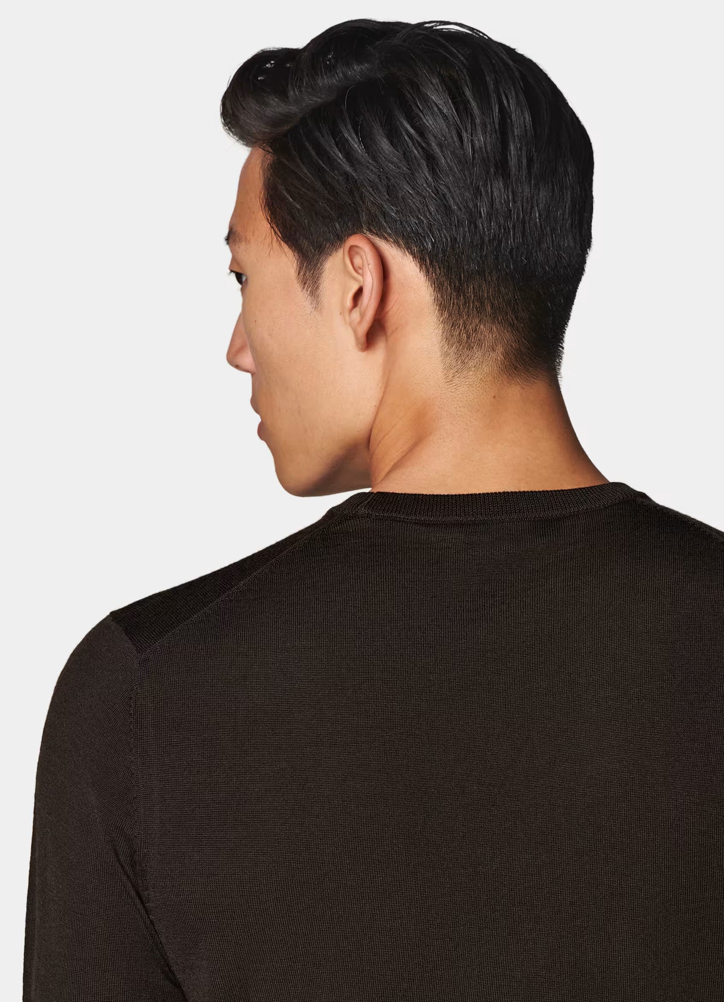 Brown crew neck sweater no°7
